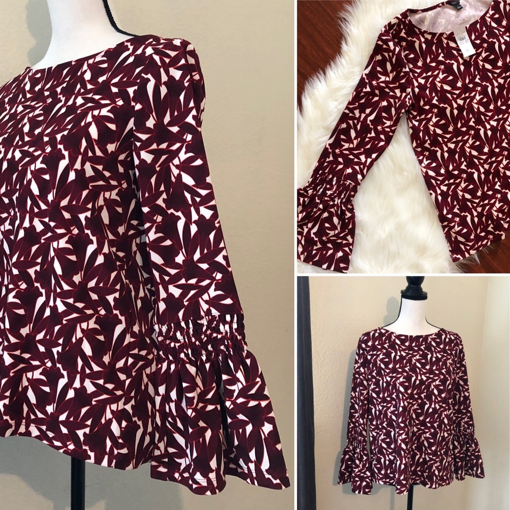 Ann Taylor Long Sleeve Blouse NWT